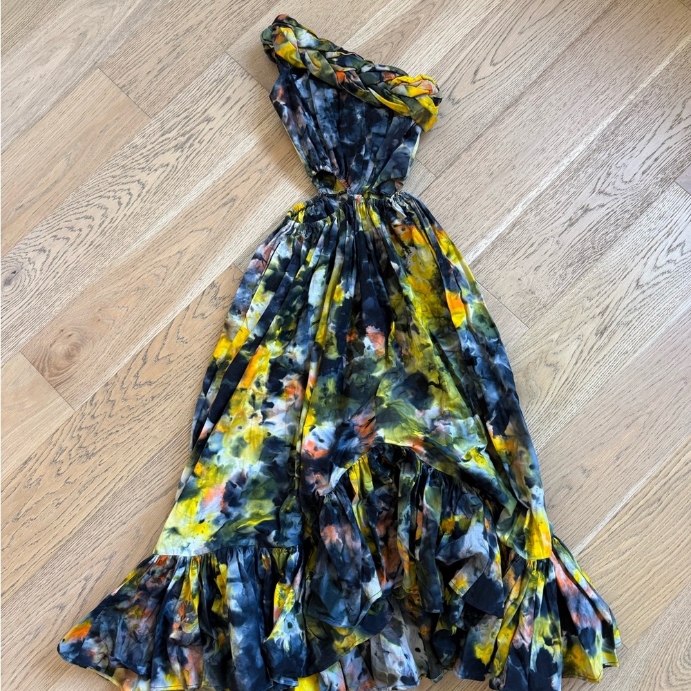 UK6 Sika Cleo Dress in Yellow Blossom